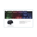 Combo Gamer 5-i-1 tastatur headset mus musemåtte og adapter Milao Egenskaber