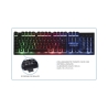 Combo Gamer 5-i-1 tastatur headset mus musemåtte og adapter Milao Egenskaber