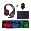 Combo Gamer 5-i-1 tastatur headset mus musemåtte og adapter Milao Kampagne