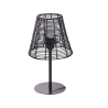 Skrivebordslampe med rattan-look Sayura Mængderabat