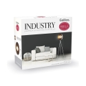 Industria justerbar metalgulvlampe med tre ben Pris