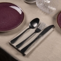 Sæt med 24 bestik i rustfrit stål 18/0 satin finish 5th Avenue På Tilbud