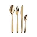 Sæt med 16 rustfri stålsbestik 18/0, blank finish Manhattan Model