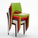 Sæt med 24 Paris Grand Soleil stabelbar spisebord stole plastik i mange farver 
