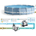 Intex 26666 Krystal Clear saltvandssystem til fritstående pool klor Mængderabat