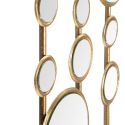 Dekorativt panel i geometrisk design med gyldne spejle Gloss Rabatter