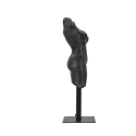Dekorativ skulptur af kvindebuste i sort harpiks Afrodite Tilbud