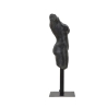 Dekorativ skulptur af kvindebuste i sort harpiks Afrodite Tilbud
