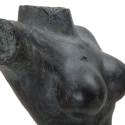 Dekorativ skulptur af kvindebuste i sort harpiks Afrodite Udsalg