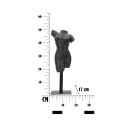 Dekorativ skulptur af kvindebuste i sort harpiks Afrodite Mængderabat