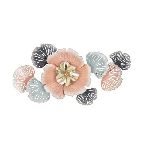 3D vægpanel med blomster og blade 93x7,5x53cm Softy Kampagne