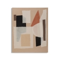 Abstrakt maleri på lærred, boho chic stil 100x80 cm Seyla Kampagne