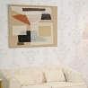 Abstrakt maleri på lærred, boho chic stil 100x80 cm Seyla På Tilbud
