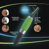 Præcisionsbarbermaskine med LED og tilbehør, sort Spark Tilbud