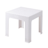 Udendørs lavt bord 43x43 cm i plast med rattan-look Zhorek Udvalg