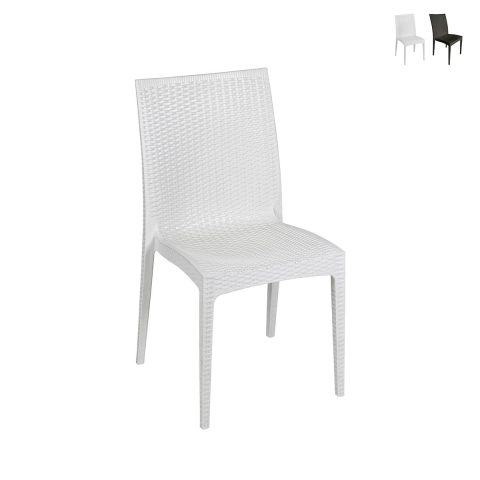 Havestol i polypropylen med rattan-look New Magic Kampagne