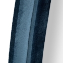 Vægpejl med formet blå velour 160x40x4 cm Chanel Rabatter