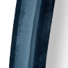 Vægpejl med formet blå velour 160x40x4 cm Chanel Rabatter