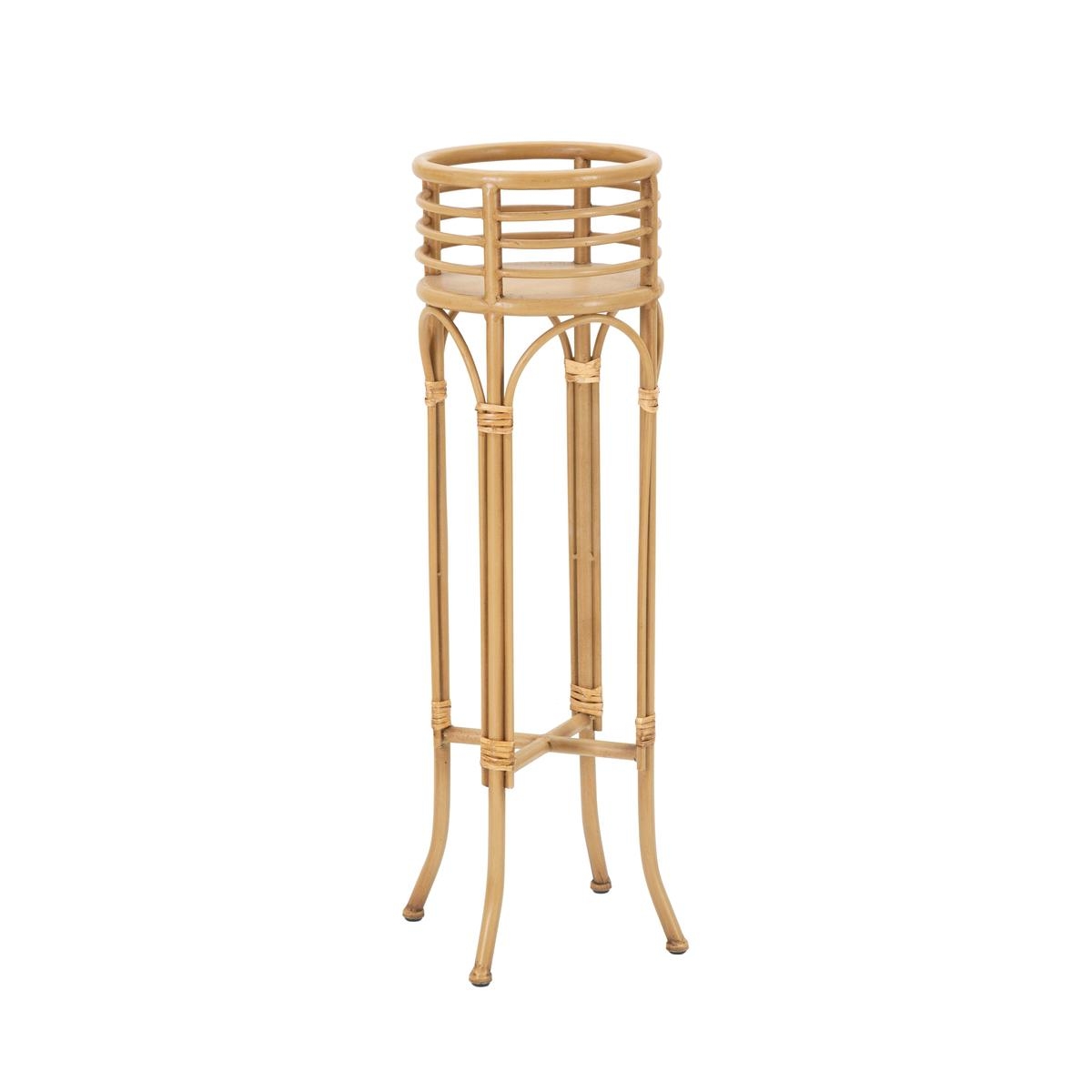 Rund planteholder med metal- og rattanstand Panama Stand Kampagne Rund planteholder med metal- og rattanstand Panama Stand Kampagne
