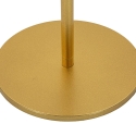 Højt rundt bord i gyldent metal 51x100cm Doha Rabatter