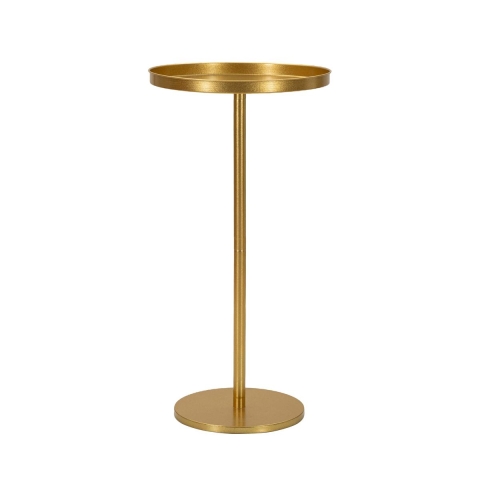 Højt sofabord i gyldent metal, moderne design 41x80cm Doha Kampagne