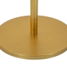 Højt sofabord i gyldent metal, moderne design 41x80cm Doha Rabatter