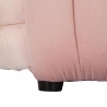 Moderne flettet velourbænk, 90x45x45 cm, Softy 
