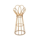Metalkrukker til planter i rattan, boho chic stil Panama Tower På Tilbud