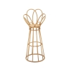 Metalkrukker til planter i rattan, boho chic stil Panama Tower På Tilbud