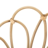 Rattan og metal blomsterstander Panama Tower Udsalg