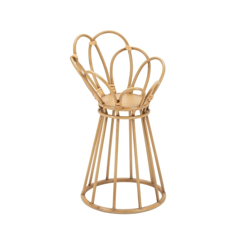 Rattan og metal blomsterstander Panama Tower Kampagne
