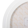 Ovally oval fotoramme i hvid resin 20x25 cm Rabatter