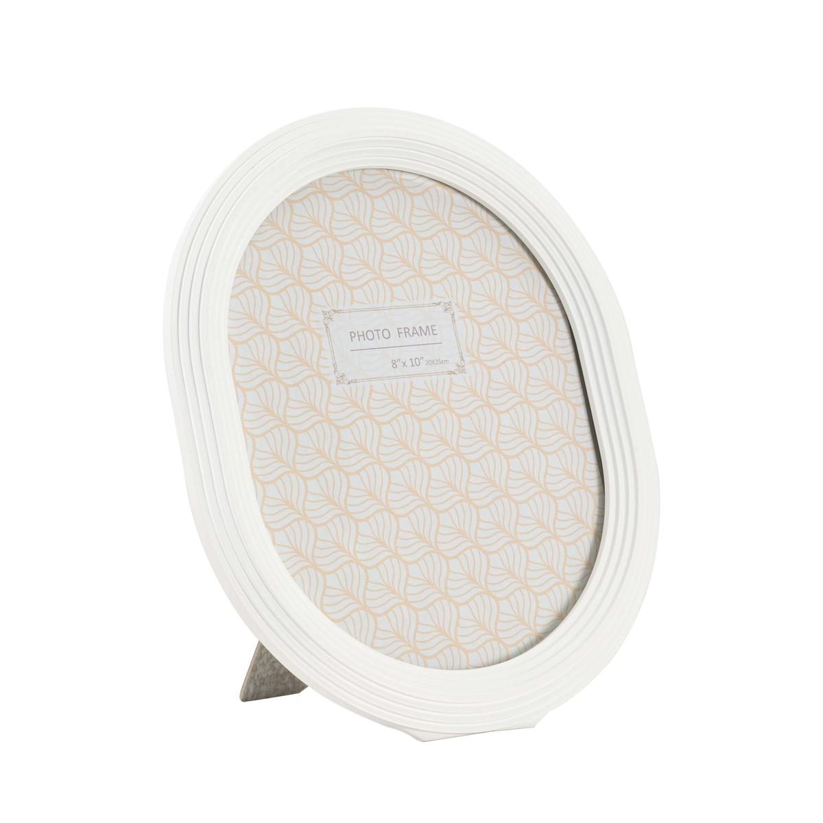 Ovally oval fotoramme i hvid resin 20x25 cm Kampagne Ovally oval fotoramme i hvid resin 20x25 cm Kampagne