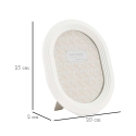 Moderne oval fotoramme til bord 25x20 cm Ovally Udvalg