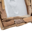 Rektangulær træfotoramme 21x26 cm Nature Udsalg