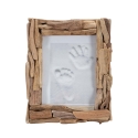 Rektangulær træfotoramme 21x26 cm Nature Tilbud