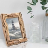Rektangulær træfotoramme 21x26 cm Nature På Tilbud