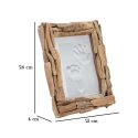 Rektangulær træfotoramme 21x26 cm Nature Udvalg