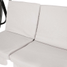 Haveswing til 3 personer med soltag 230x120x165cm grå Deluxe Rabatter