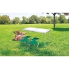 Pic-Quick campingbord-sæt med 4 foldbare taburetter Tilbud