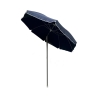 Strandparasol i aluminium Ø2,20m 8 ribber inkl. taske Rimini Tilbud