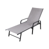 Strandstol med stålramme i PVC og polyester Varadero Udvalg