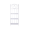 Scaffale 4 ripiani richiudibile in ferro 60,5x28xh.167cm bianco Ravun Udvalg