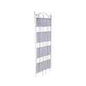 Scaffale 4 ripiani richiudibile in ferro 60,5x28xh.167cm bianco Ravun Mængderabat
