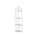 Angoliera 4 ripiani richiudibile in ferro 49x33xh.167cm bianco Alba Tilbud