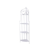 Angoliera 4 ripiani richiudibile in ferro 49x33xh.167cm bianco Alba Kampagne