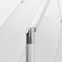 Strandparasol Ø2,4 m i aluminium med 16 ribber, justerbar Shangai Tilbud