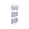 Scaffale 3 ripiani richiudibile in ferro 60,5x28xh.127cm bianco Karnel Udvalg