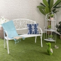 Angoliera 3 ripiani richiudibile in ferro 49x33xh.127cm bianco Veska På Tilbud