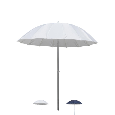 Strandparasol Ø2,4 m i aluminium med 16 ribber, justerbar Shangai Kampagne